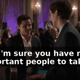 But I'm sure you have more important people to talk to,