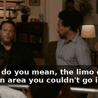 What do you mean, the limo driver had an area you couldn't go in?