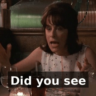 Did you see