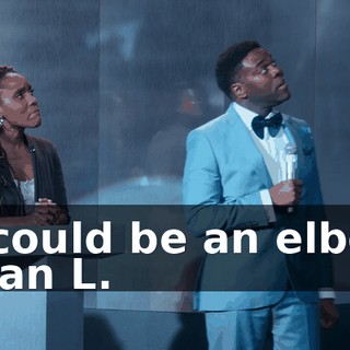 It could be an elbow of an L.
