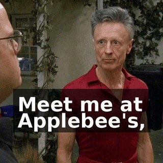 Meet me at Applebee's,