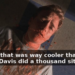 Man, that was way cooler than the time Davis did a thousand sit-ups.