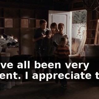 You've all been very patient. I appreciate that.