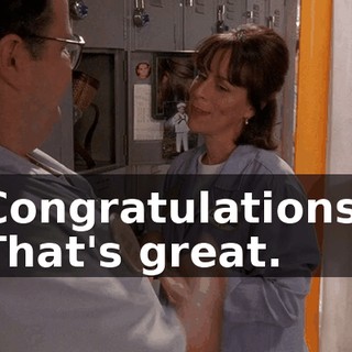 Congratulations. That's great.