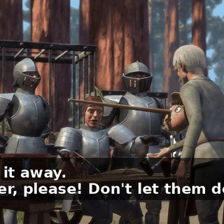- Take it away. - Father, please! Don't let them do this!