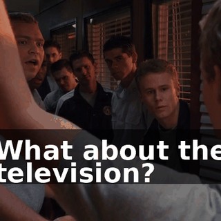 What about the television?