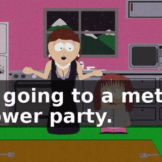 I'm going to a meteor shower party.