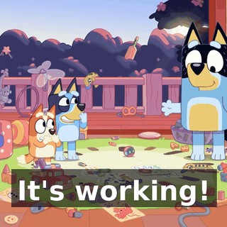 It's working!