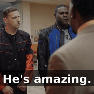 He's amazing.