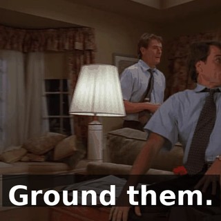 Ground them.