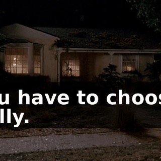 You have to choose, Polly.