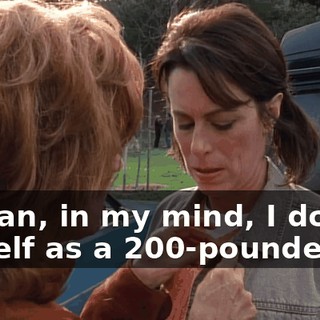 I mean, in my mind, I do see myself as a 200-pounder.