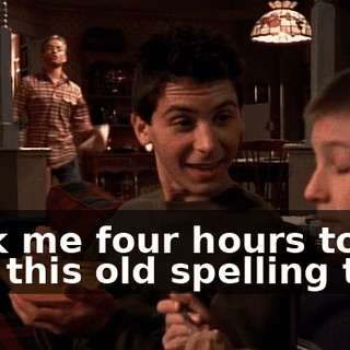 Took me four hours to find this old spelling test.