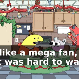 I'm like a mega fan, so that was hard to watch.