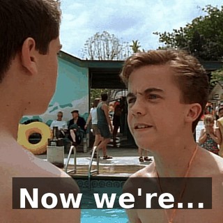Now we're...