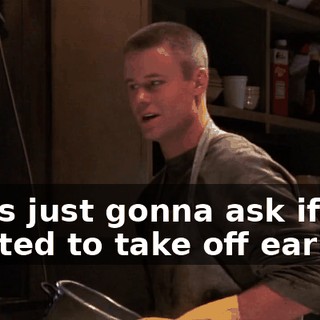 I was just gonna ask if you wanted to take off early