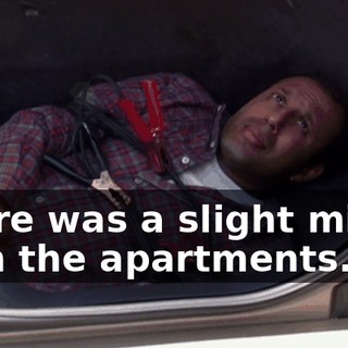 There was a slight mixup with the apartments.