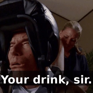 Your drink, sir.