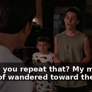 Could you repeat that? My mind kind of wandered toward the end.