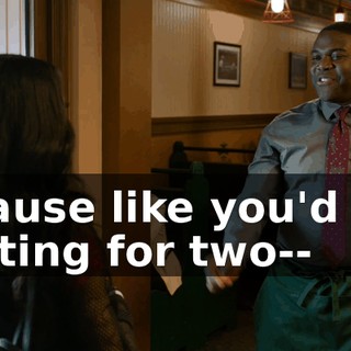 'Cause like you'd be eating for two--