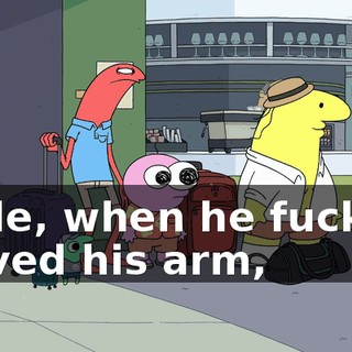 Dude, when he fucking moved his arm,