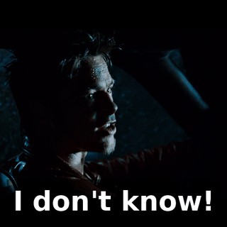 I don't know!
