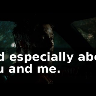 and especially about you and me.