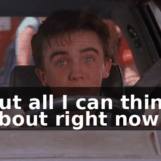but all I can think about right now