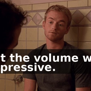but the volume was impressive.