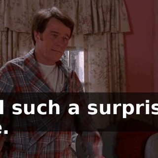 And such a surprising one.