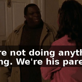 We're not doing anything wrong. We're his parents,