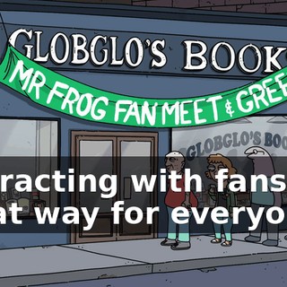 Interacting with fans is a great way for everyone