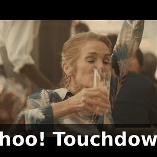 Whoo! Touchdown!