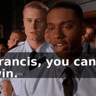 Francis, you can't win.