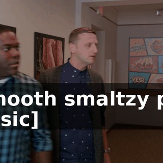 [smooth smaltzy pop music]