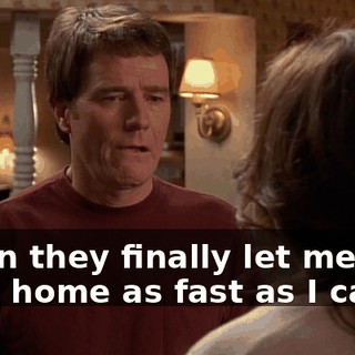 When they finally let me out, I run home as fast as I can