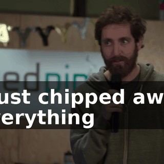 I just chipped away everything