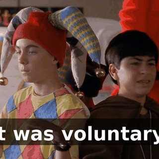 It was voluntary.