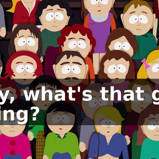 Hey, what's that guy doing?