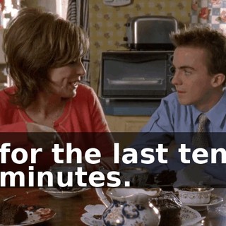 for the last ten minutes.