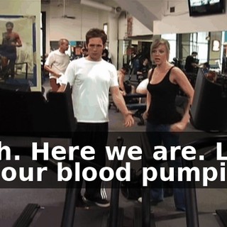 Yeah. Here we are. Let's get our blood pumpin'.