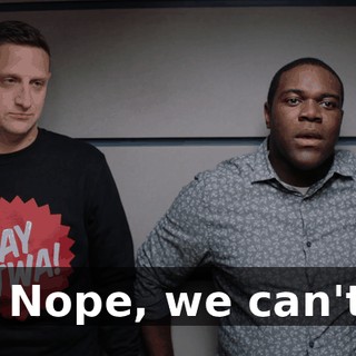 - Nope, we can't.