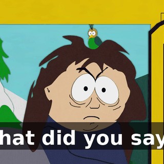 What did you say?!