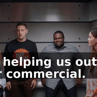 for helping us out on our commercial.