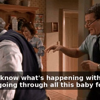 I don't know what's happening with Jamie. We're going through all this baby food,