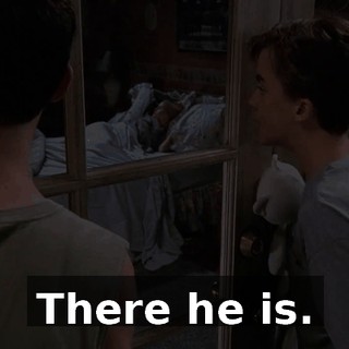 There he is.