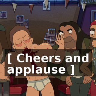 [ Cheers and applause ]