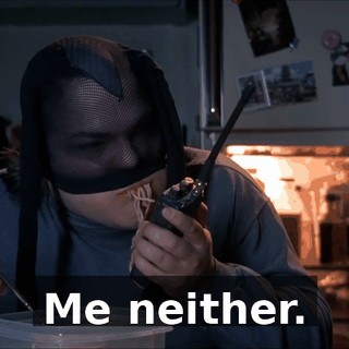 Me neither.