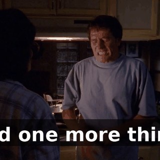 And one more thing.