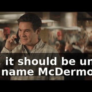 Um, it should be under the name McDermott.